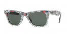 Ray Ban 2140 Wayfarer 50/22 col. 1115 TOP TEXTURE LONDON ON BLACK