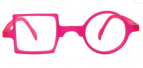 ReadLoop PATCHWORK 2607-14 40/27 #tondoquadrato col. fluorescent pink